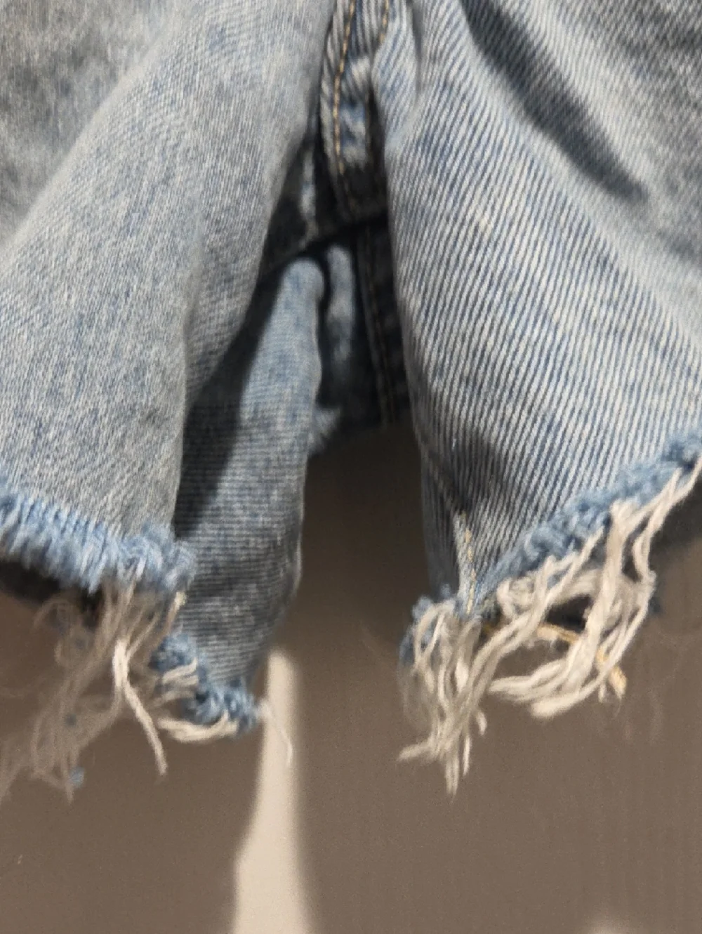 RSQ Light Wash Denim Low Rise Baggy Carpenter Shorts